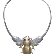 Round Neckring in Sterling Silver