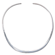 Round Neckring in Sterling Silver