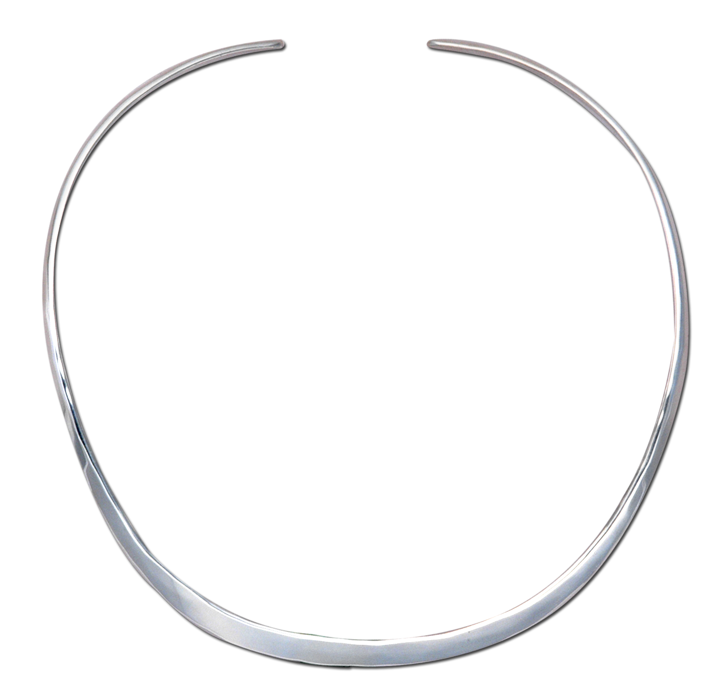 Round Neckring in Sterling Silver