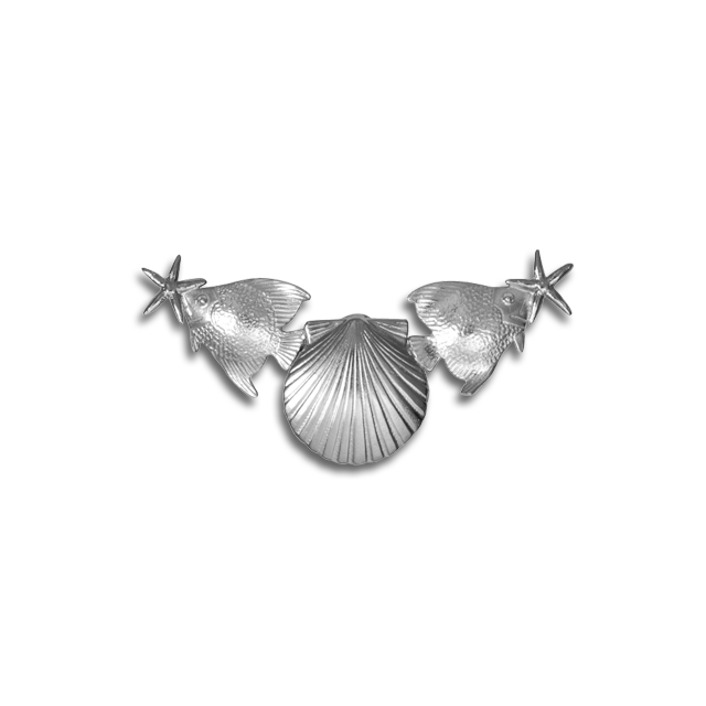 Starfish, Scallop Shell, Angelfish Neckslide