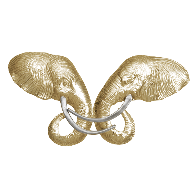 Elephant Heads Facing - Neckslide