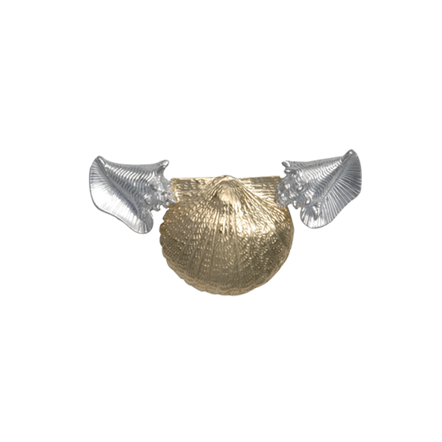 Scallop Shell, Conch Shells Neckslide