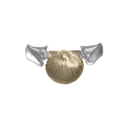 Scallop Shell, Conch Shells Neckslide