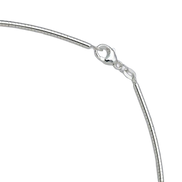 Sterling Silver Round Omega Chain