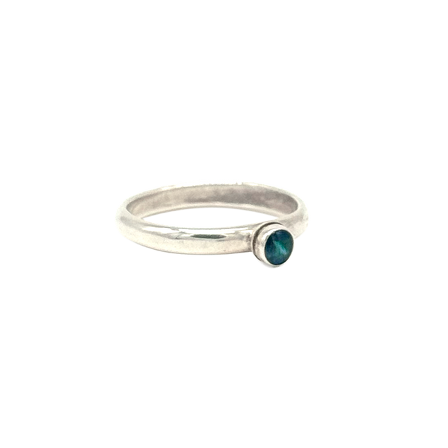 Opal Triplet Stacking Ring Size 7.5
