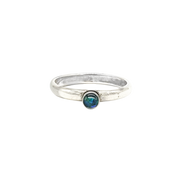 Opal Triplet Stacking Ring Size 7.5