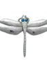 Dragonfly Pin/Pendant - Large 3" Sterling
