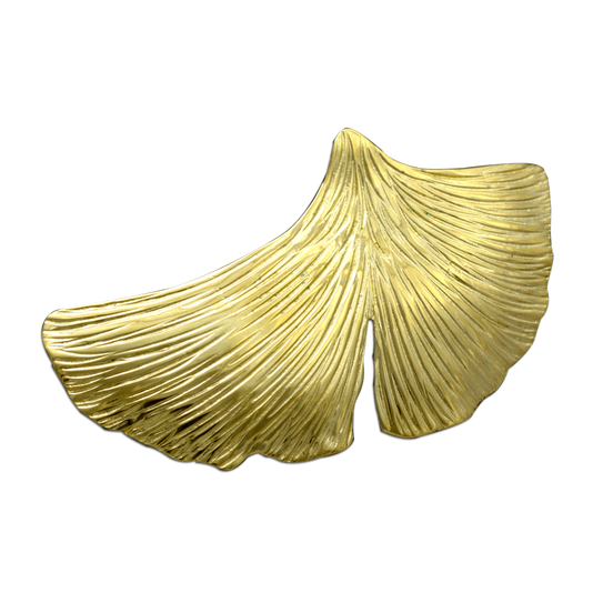 Ginkgo Pin/Pendant - 2.5" wide