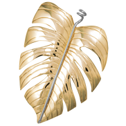 Monstera Pin/Pendant - LG