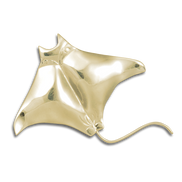 Manta Ray Pin/Pendant - LG