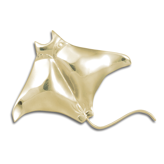 Manta Ray Pin/Pendant - LG