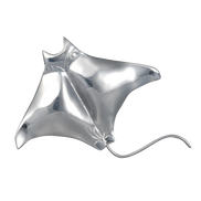Manta Ray Pin/Pendant - LG
