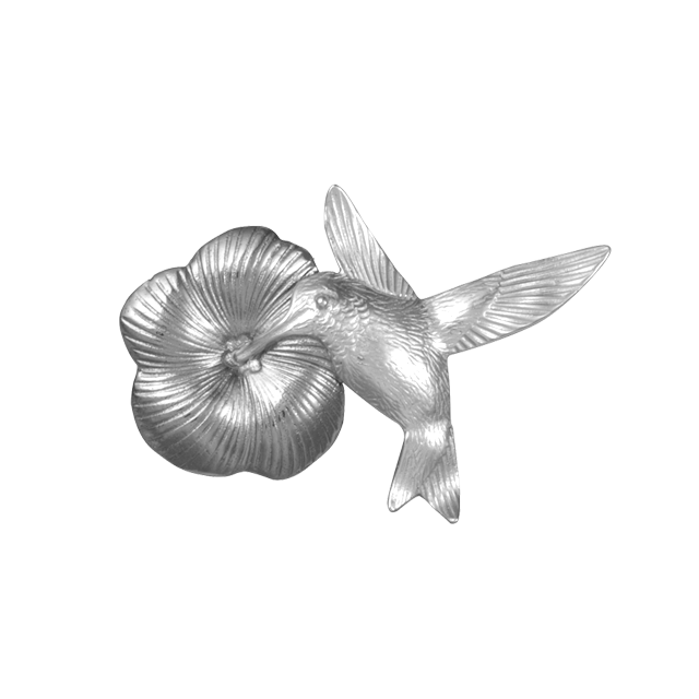 Hummingbird/Flower Pin/Pendant - 1.7