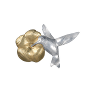 Hummingbird/Flower Pin/Pendant - 1.7