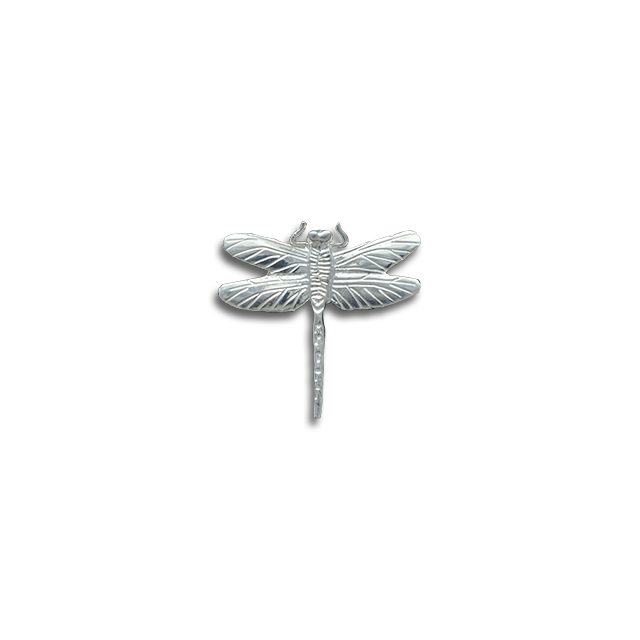 Dragonfly Pin - 1" Extra Small Sterling