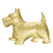 Scottie with Collar Pin/Pendant