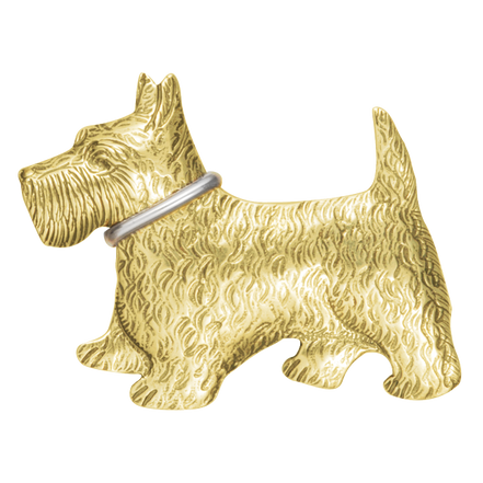 Scotty w/ Collar Pin/Pendant