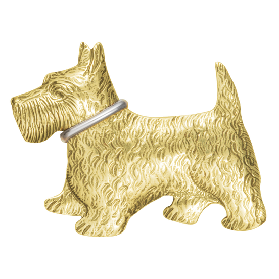 Scotty w/ Collar Pin/Pendant