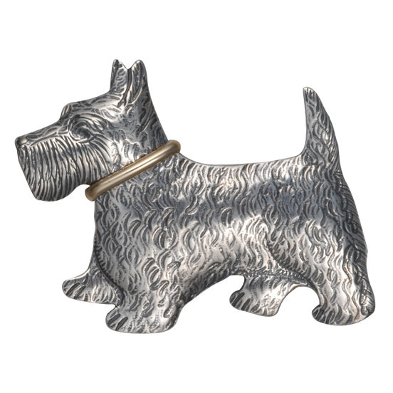 Scotty w/ Collar Pin/Pendant