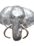 Elephant Head Pin/Pendant - MD