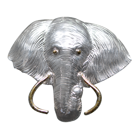 Elephant Head Pin/Pendant - MD