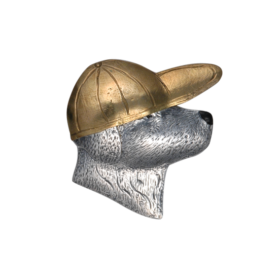 Lab Head w/ Baseball Cap Pin/Pendant