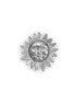 Sun Face Pin or Pendant in Sterling