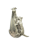 Mouse Hunting Pin or Pendant