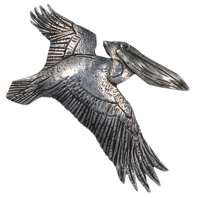 Pelican Flying Pin/Pendant