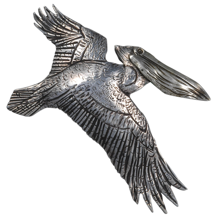 Pelican Flying Pin/Pendant