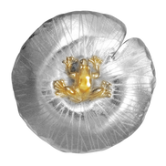 Frog on Lily Pad Pin/Pendant - LG