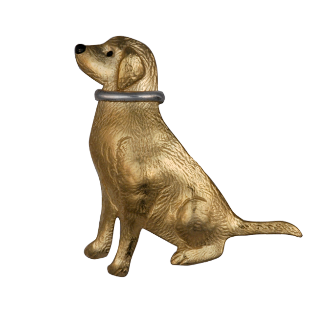 Seated Labrador Retriever Pin/Pendant
