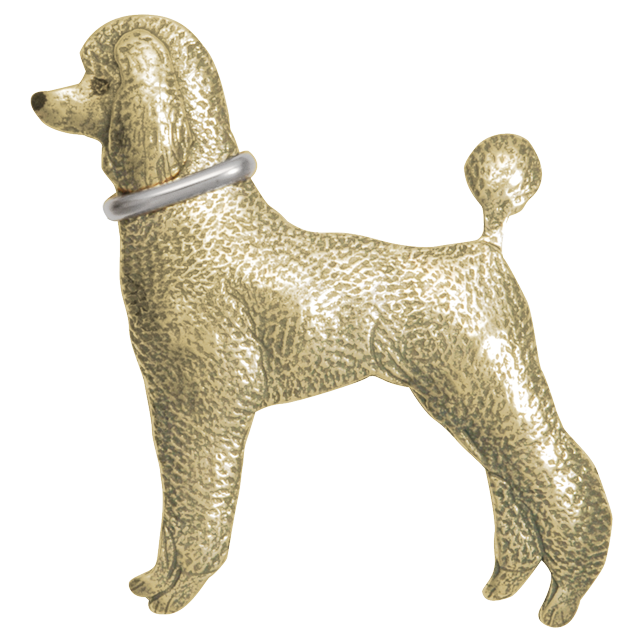 Poodle (Puppy Clip) w/ Collar