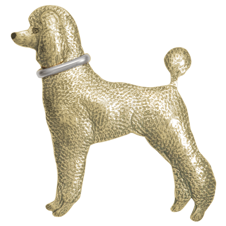 Poodle (Puppy Clip) w/ Collar
