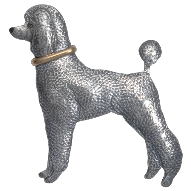 Poodle (Puppy Clip) w/ Collar