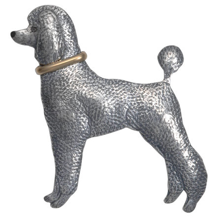 Poodle (Puppy Clip) w/ Collar