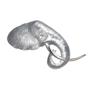 Elephant Head Profile Pin/Pendant