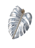 Monstera Pin/Pendant - MD
