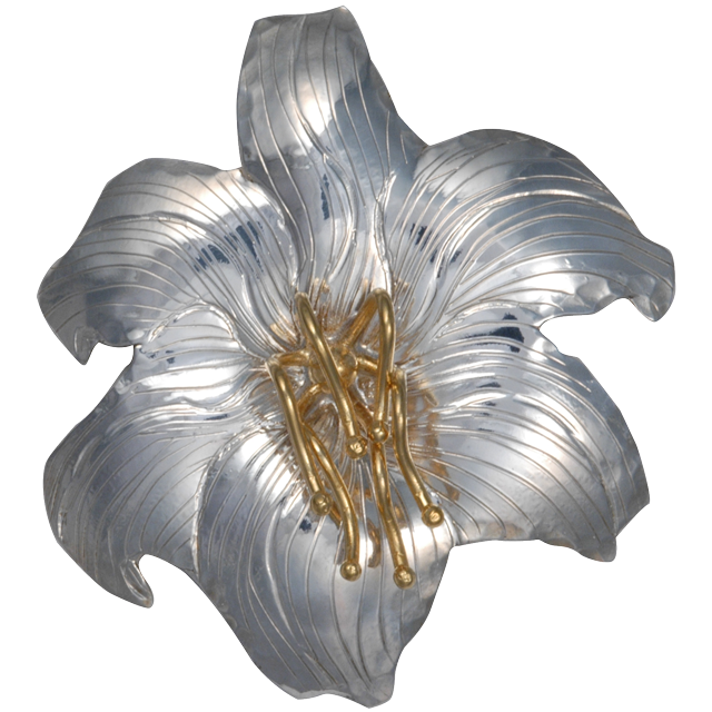 Easter Lily Pin/Pendant - 2.5