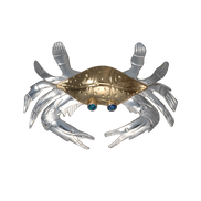 Crab Pin/Pendant - MD with Opal Eyes