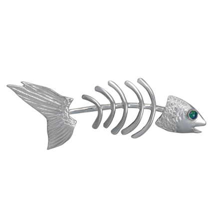Skeleton Fish Pin