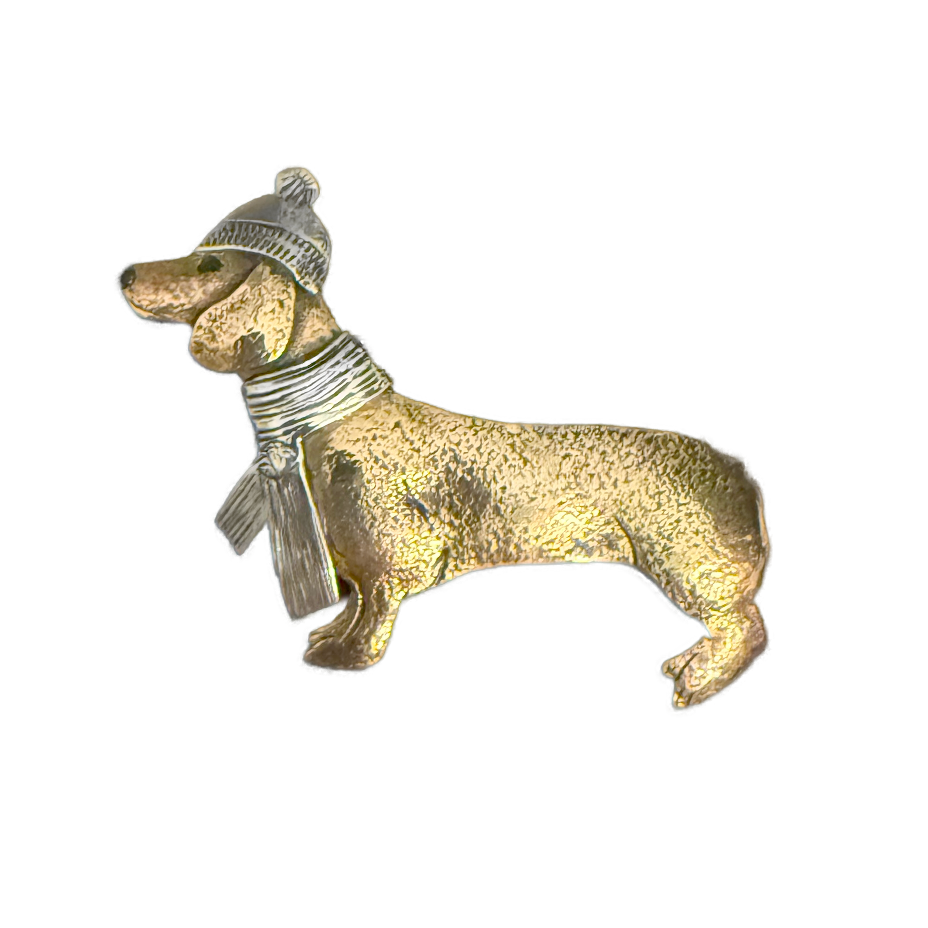 Dachshund w/ Winter Hat Pin - LG