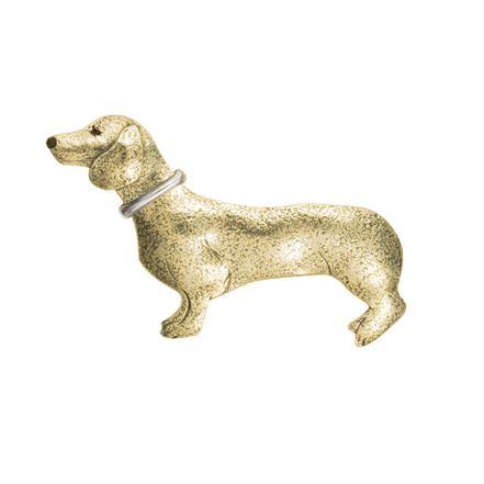 Dachshund w/ Collar Pin - LG