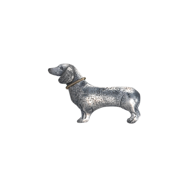 Mini Dachshund w/ Collar Pin