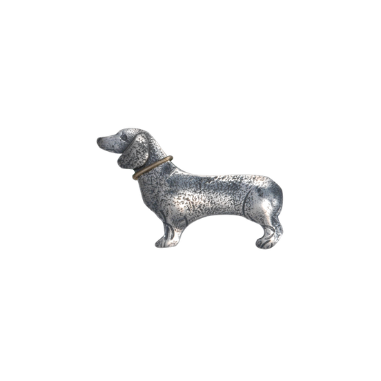 Mini Dachshund w/ Collar Pin