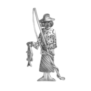 Mother Fishing Pin/Pendant