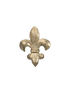 GO SAINTS! Fleur de Lis Pin/Pendant .9"