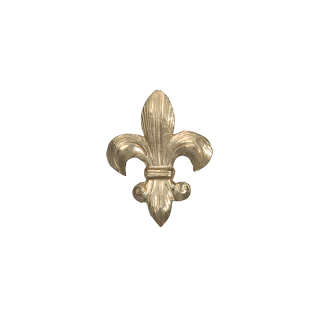 GO SAINTS! Fleur de Lis Pin/Pendant .9"