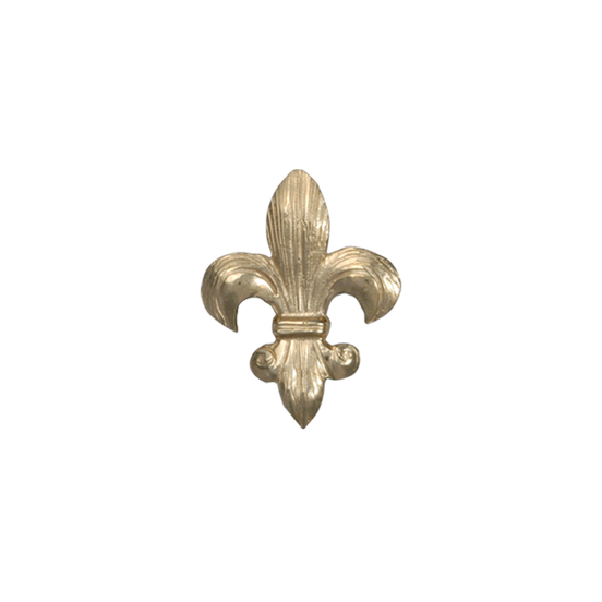 GO SAINTS! Fleur de Lis Pin/Pendant .9"