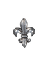 Fleur de Lis with 18" Snake Chain and Magnetic Clasp